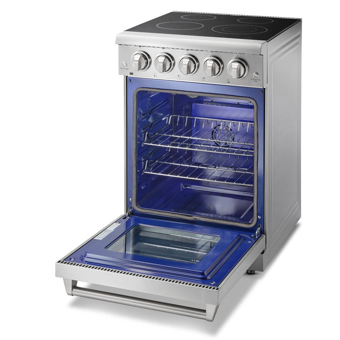 Thor Kitchen 24-Inch 3.73 cu. ft. Oven Electric Range in Stainless Steel (HRE2401) Thor Kitchen