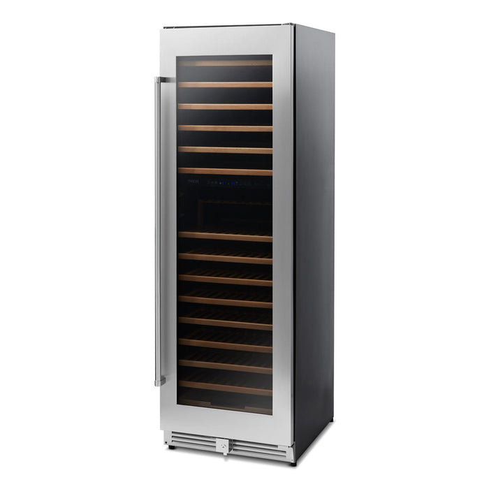 Thor Kitchen 24” Freestanding Wine Cooler with 162-Bottle Capacity and Dual Zone in Stainless Steel (TWC2403DI) Thor Kitchen