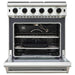 Thor Kitchen 30-Inch Gas Range with 5 Burners, 4.55 cu. ft Oven in Stainless Steel (LRG3001U) Thor Kitchen