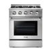 Thor Kitchen 30 in. Propane Gas Burner/Electric Oven Range in Stainless Steel, HRD3088ULP Thor Kitchen