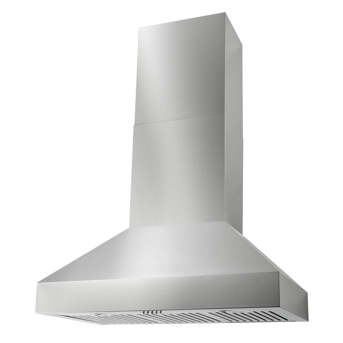 Thor Kitchen 36” Professional Wall Mount Pyramid Range Hood with 800 CFM Motor in Stainless Steel (TRH36P) Thor Kitchen