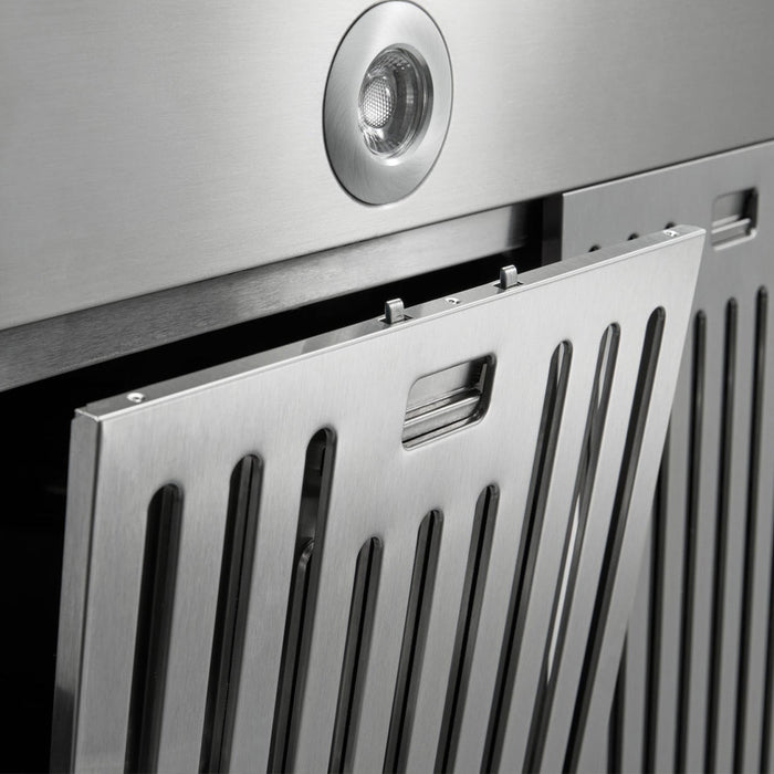 Thor Kitchen 36” Professional Wall Mount Pyramid Range Hood with 800 CFM Motor in Stainless Steel (TRH36P) Thor Kitchen