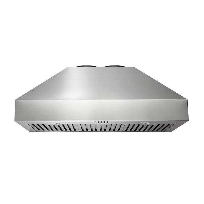 Thor Kitchen 36” Professional Wall Mount Pyramid Range Hood with 800 CFM Motor in Stainless Steel (TRH36P) Thor Kitchen