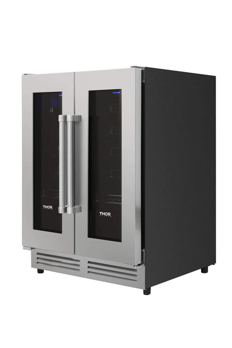 Thor Kitchen Built-in Dual Zone Wine Cooler with 42-Bottle Capacity (TWC2402) Thor Kitchen