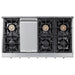 Thor Kitchen 48-Inch Gas RangeTop in Stainless Steel with 6 Burners Including Power Burners and Griddle (HRT4806U) Thor Kitchen