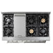 Thor Kitchen 48 in. Propane Gas Burner/Electric Oven 6.7 cu. ft. Range in Stainless Steel, HRD4803ULP Thor Kitchen