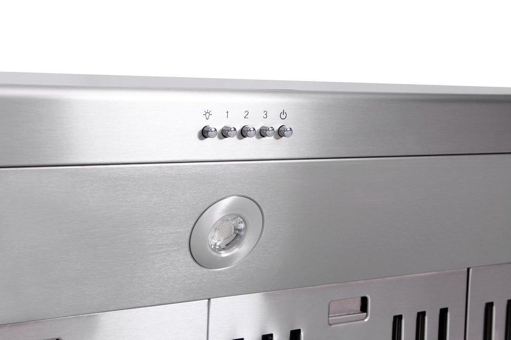 Thor Kitchen 48-Inch Professional Under Cabinet Range Hood in Stainless Steel with 800 CFM Motor - 16.5-Inch Tall (TRH4805) Thor Kitchen