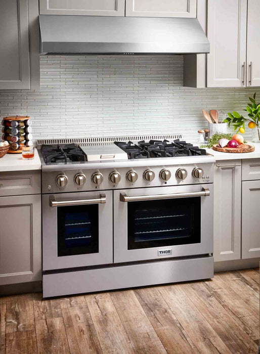 Thor Kitchen 48-Inch Professional Under Cabinet Range Hood in Stainless Steel with 800 CFM - 11-Inch Tall (TRH4806) Thor Kitchen