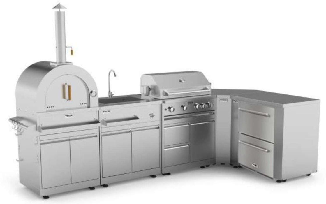 Thor Kitchen Outdoor Kitchen Refrigerator Cabinet Module (MK02SS304) Thor Kitchen