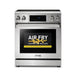 Thor Kitchen 30" Electric Range with 4.55 Cu. Ft. Self-Cleaning Oven, Air Fryer, and Tilt Panel in Stainless Steel (TRE3001) Thor Kitchen