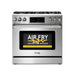 Thor Kitchen 36" Gas Range with 6.0 Cu. Ft. Self-Cleaning Oven, Air Fryer, Tilt Panel in Stainless Steel (TRG3601) Thor Kitchen
