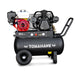 20 Gallon Portable Air Compressor 6.5HP Honda GX200 Engine Horizontal Tank 13.5 CFM @ 90 PSI Gas-Powered - front view