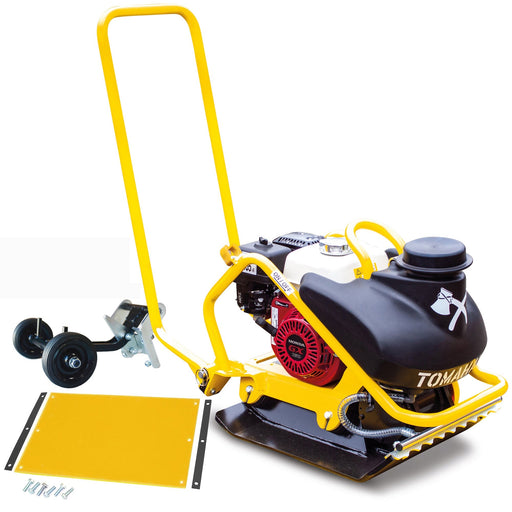 Tomahawk Power 5.5 HP Honda Vibratory Plate Compactor for Asphalt Aggregate Soil Compaction - Main Product Image