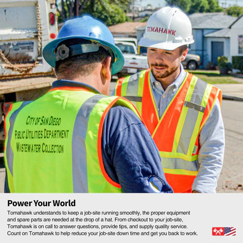 Tomahawk Power 2.4 HP Battery Powered Vibratory Rammer Tamper Compactor with Honda GXE2.0S Motor - Product Image 11
