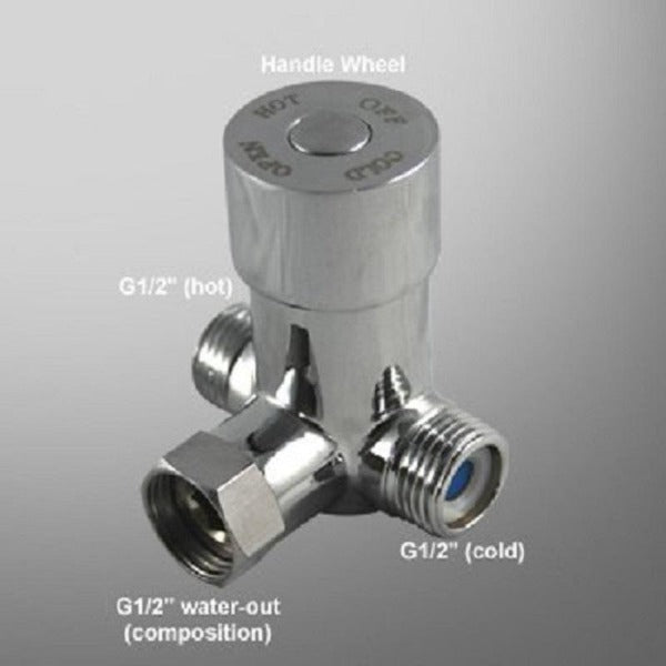 Cascada Modern Design BEST Automatic Sensor Faucet (AC/DC Powered) Bathroom Sink Faucets - Side View