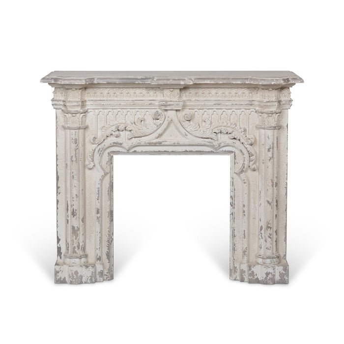 Park Hill Collection Grand Maison Fireplace Mantel – Artisan Antiqued Pine & MDF Design, 40 lb Capacity, Handcrafted Elegance