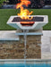 TessaRai 30" Square Fire & Water Bowl Kit — Auto Ignition