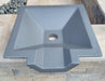 TessaRai 36" Square Scupper Water Bowl — 36"x10"x12"