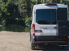 Flatline Van Co. 2023-2025 Ford Transit Trail Side Ladder Mid Roof – on the trail, image 5 of 8