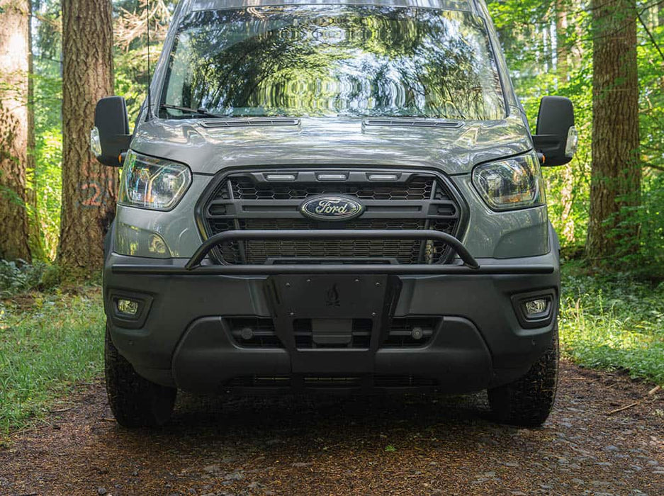 Flatline Van Co. 2015-2026 Ford Transit Van Nudge Bar – on the trail, image 10 of 17