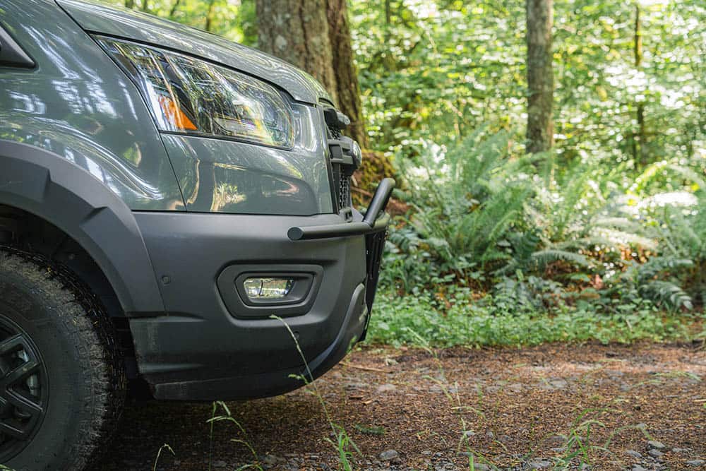 Flatline Van Co. 2015-2026 Ford Transit Van Nudge Bar – on the trail, image 13 of 17
