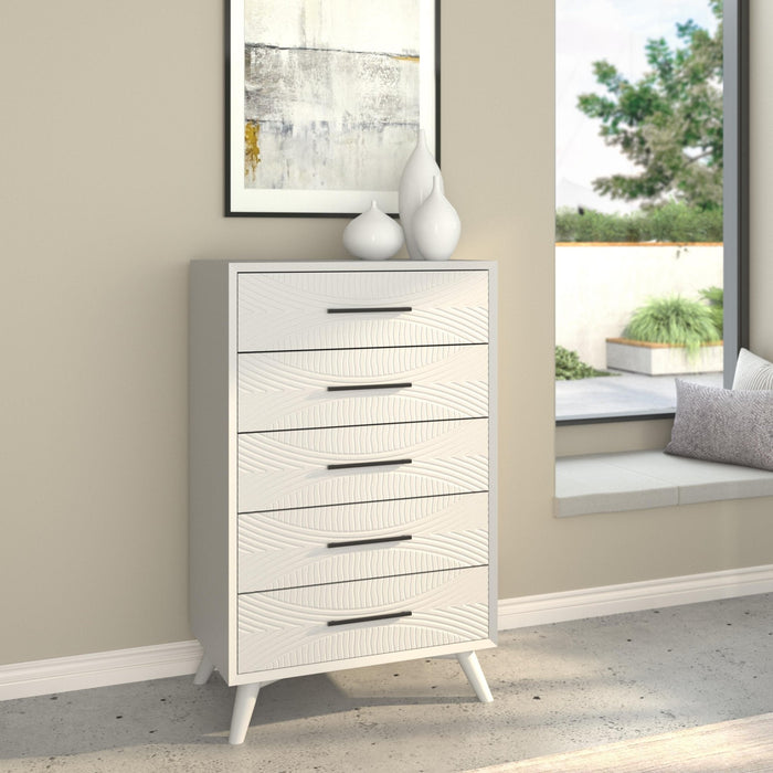 Alpine Furniture Tranquility Chest, White