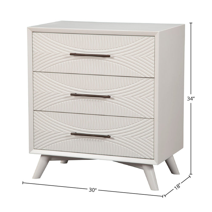 Alpine Furniture Tranquility Small Chest, White