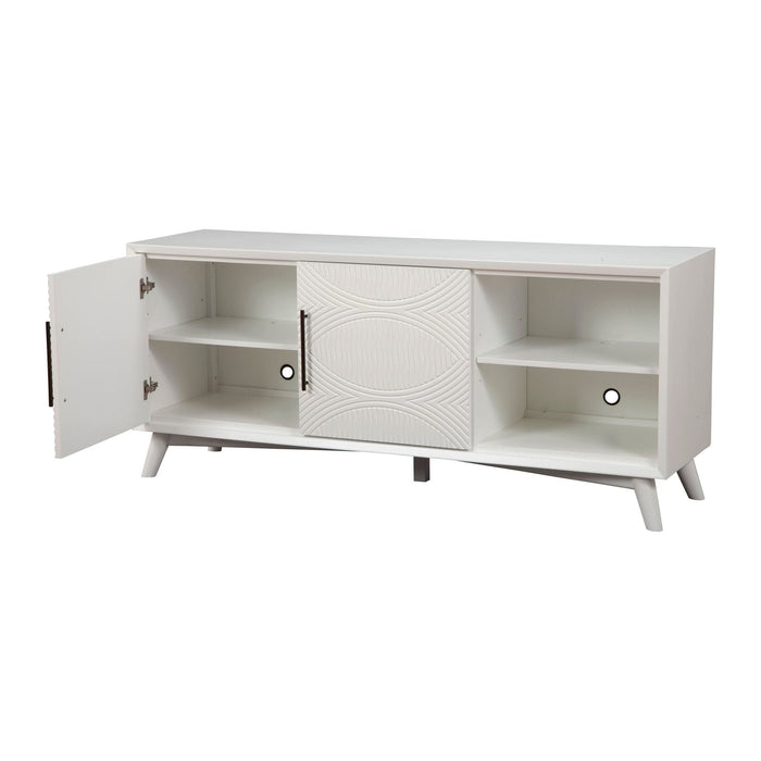 Alpine Furniture Tranquility TV Console, White