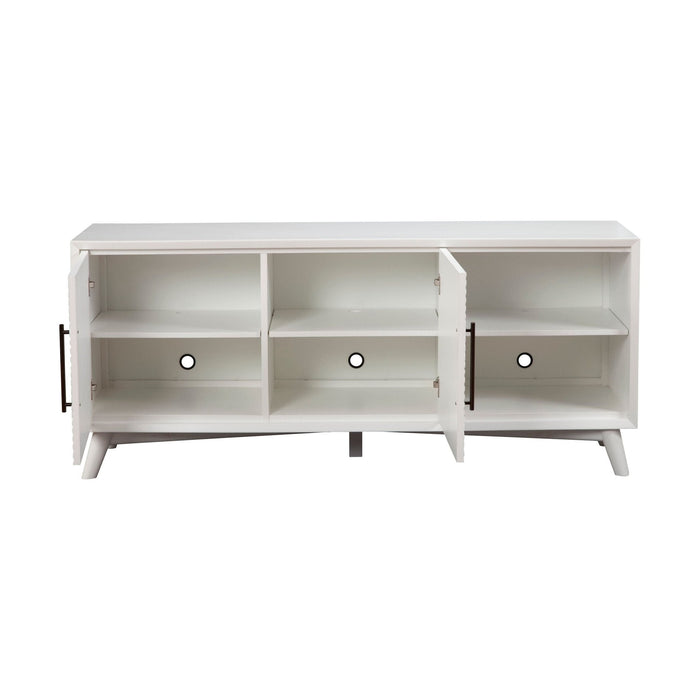 Alpine Furniture Tranquility TV Console, White