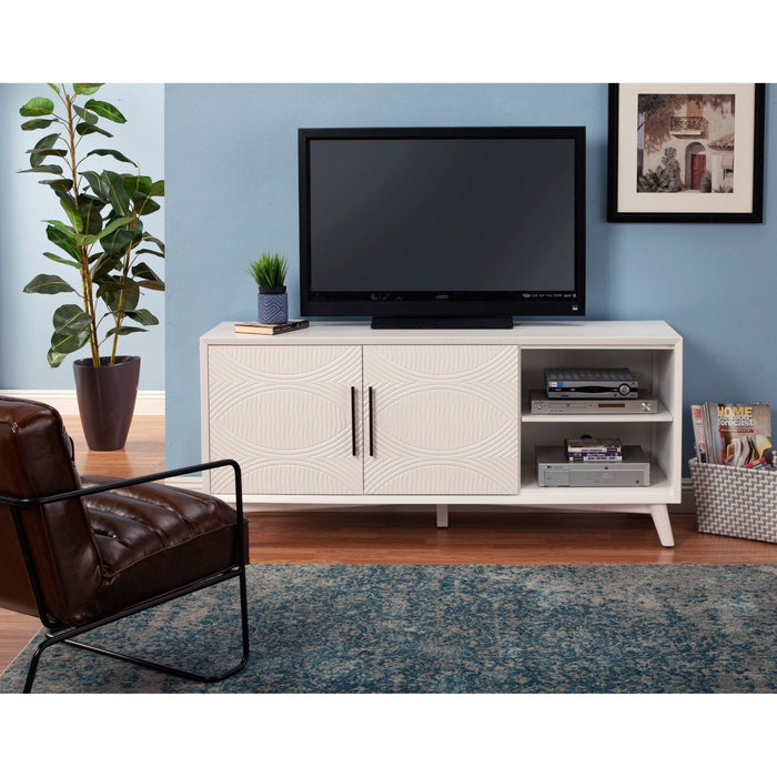 Alpine Furniture Tranquility TV Console, White