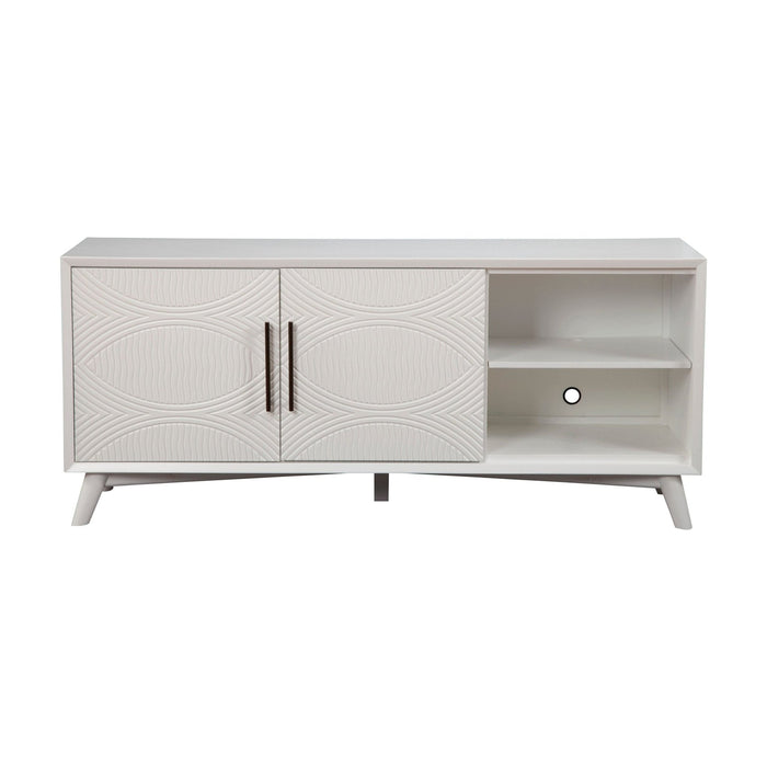 Alpine Furniture Tranquility TV Console, White