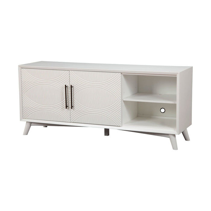 Alpine Furniture Tranquility TV Console, White