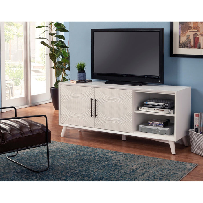 Alpine Furniture Tranquility TV Console, White