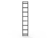 Flatline Van Co. 2015-2026 Ford Transit Van Side Ladder Mid Roof – image 1 of 6