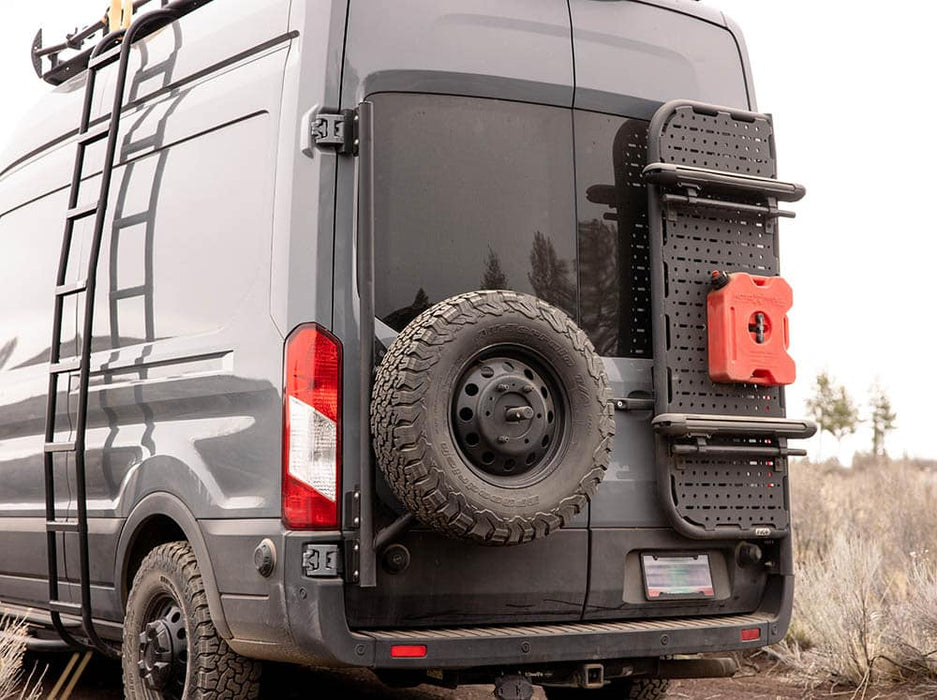 Flatline Van Co. 2015-2026 Ford Transit Rear Tire Carrier – image 3 of 12