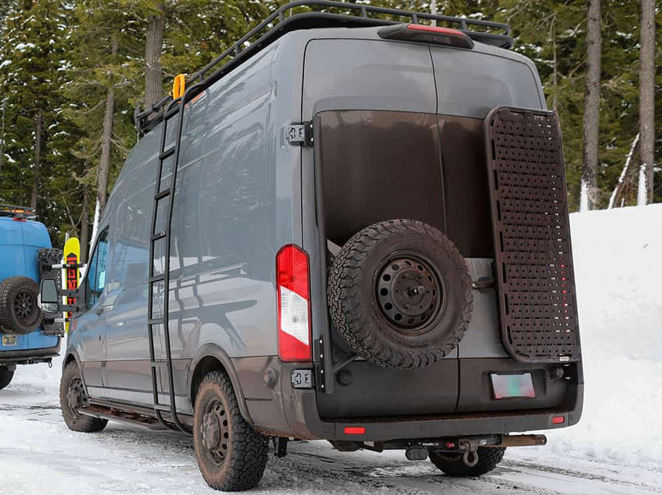 Flatline Van Co. 2015-2026 Ford Transit Rear Tire Carrier – image 5 of 12