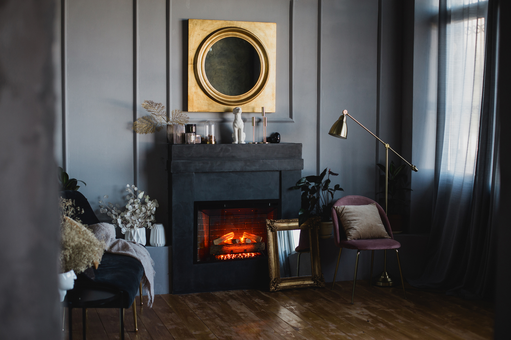 33" Electric Fireplace CE33 - back view