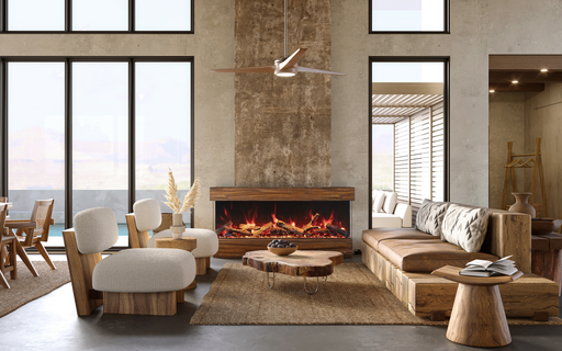 65" Electric Fireplace TRV-65-BESPOKE - angle view
