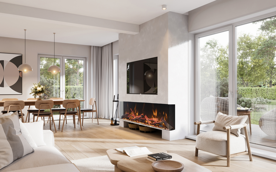 55" Electric Fireplace TRV-55-BESPOKE - detail close-up