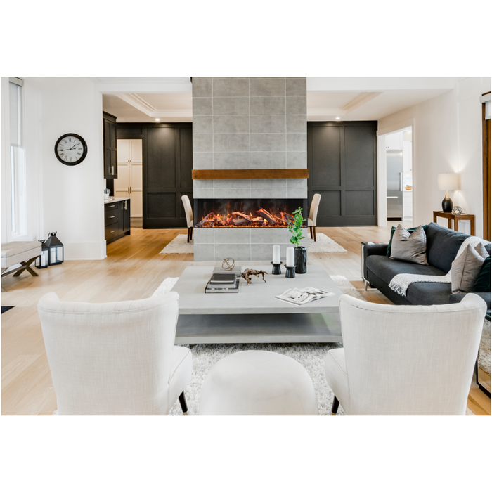 75" Electric Fireplace TRV-75-SIG - front view