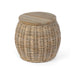Park Hill Rattan Side Table with Wood Top EFT16008