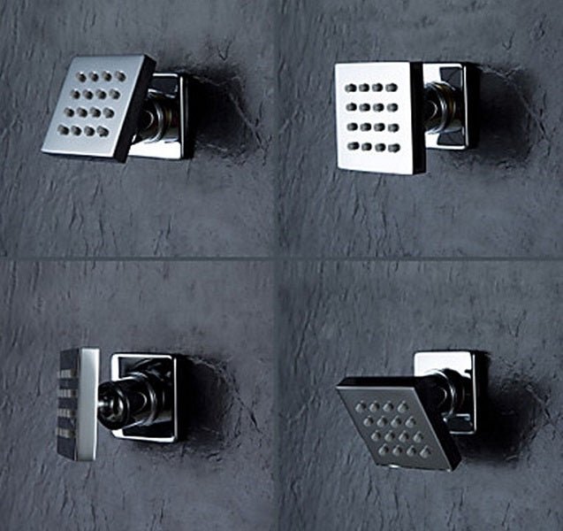 Cascada Showers Tuscany LED Rainfall Thermostatic Shower System - Wall Mount - View 15