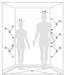 Cascada Showers Tuscany LED Rainfall Thermostatic Shower System - Ceiling Mount - Features