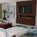 Dimplex Ignite Ultra 100" Built-In Linear Electric Fireplace - installed lifestyle view