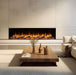 Dimplex Ignite Ultra 74" Built-In Linear Electric Fireplace - installed lifestyle view 2