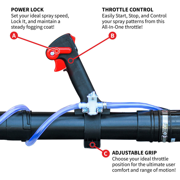 Tomahawk Power 3.7 Gal Turbo Boosted Backpack Mosquito Fogger Leaf Blower for Pest Control - Product Image 10