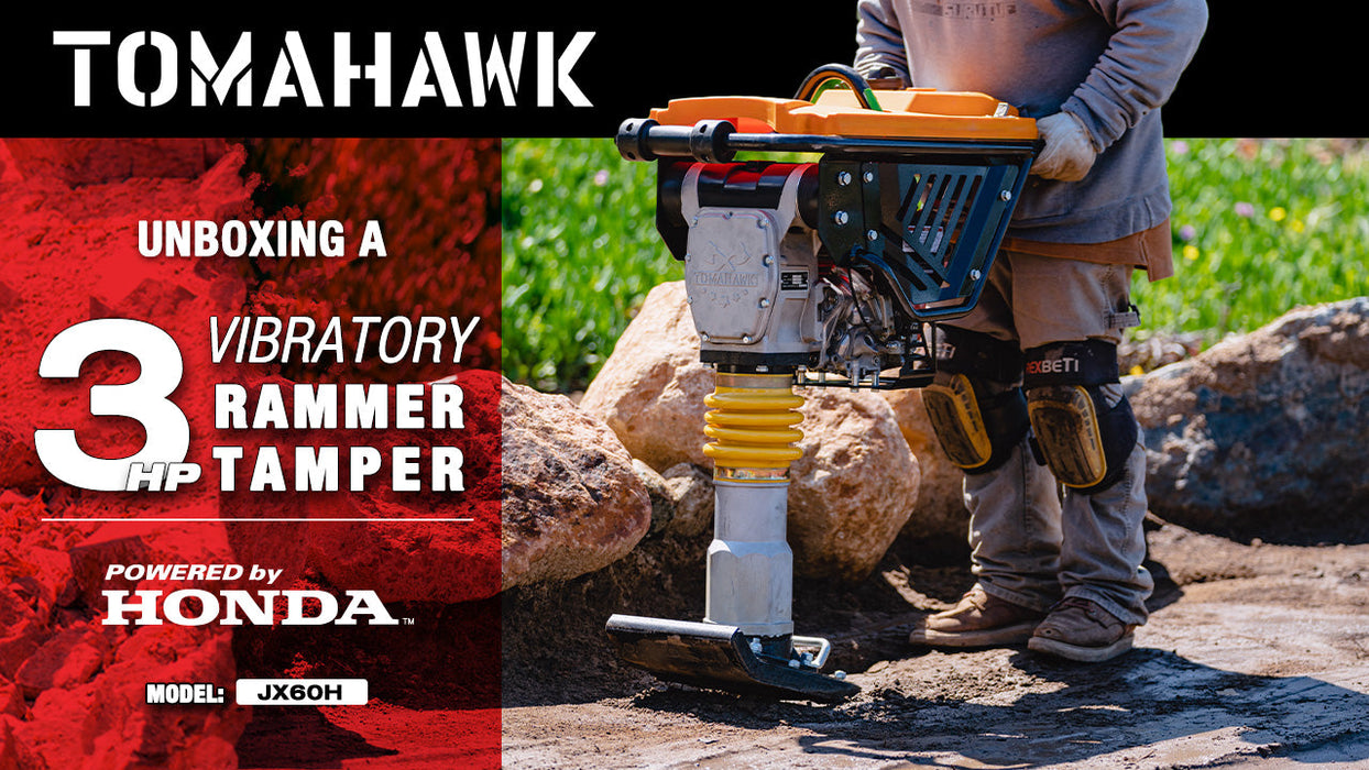 Tomahawk Power 3 HP Honda Vibratory Rammer Tamper with Honda GX100 Engine 3350 lbs/ft - Product Image 5