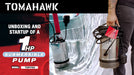 Tomahawk 1 HP Submersible Trash Pump, 73 GPM / 4380 GPH, 750W with Automatic Float Switch... Water Pumps - Close-Up
