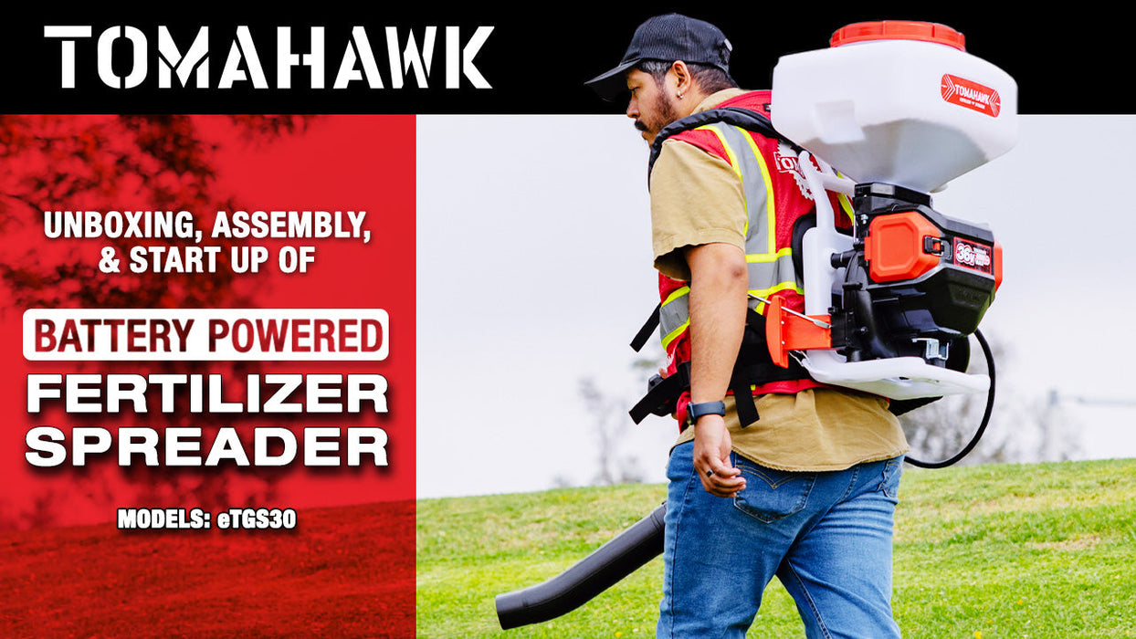 Tomahawk Power 5 Gal Battery-Powered Fertilizer Spreader Broadcast Lawn Seed Ice Melt Salt - Product Image 5
