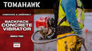 Tomahawk Power 2HP Honda Concrete Vibrator with Flex Shaft Cable Whip Backpack - Detail View 2